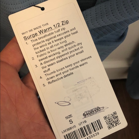 Lululemon Surge Warm 1/2 Zip - Picture 3 of 6